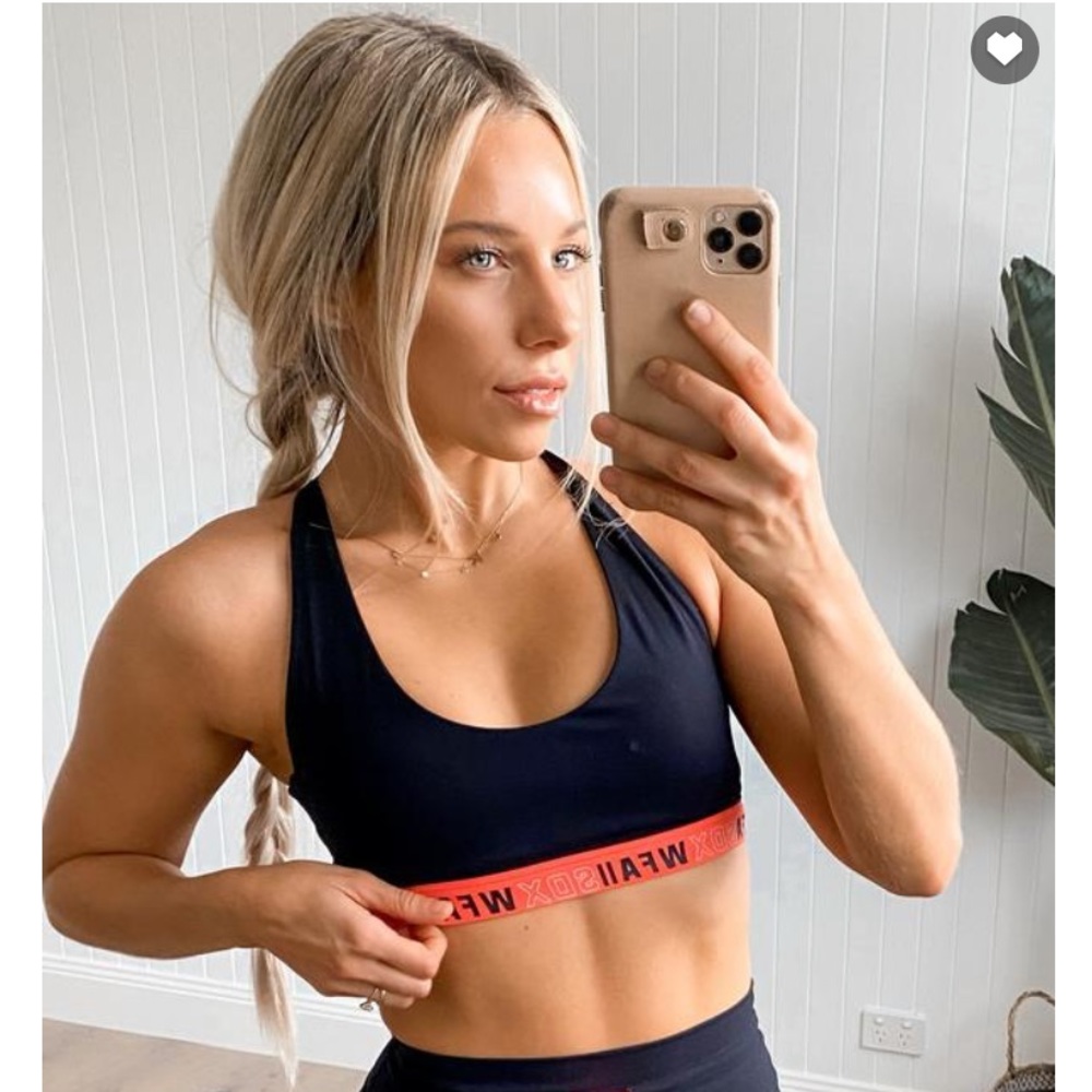SDxWFA Ignite Sports Bra Black size L NWT